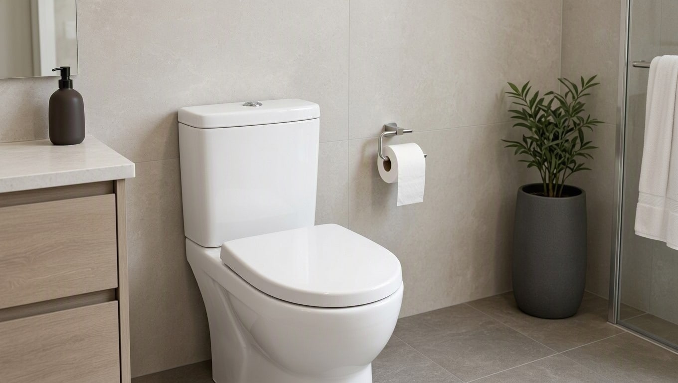 Sleek Minimalist Bathroom with Clean Lines