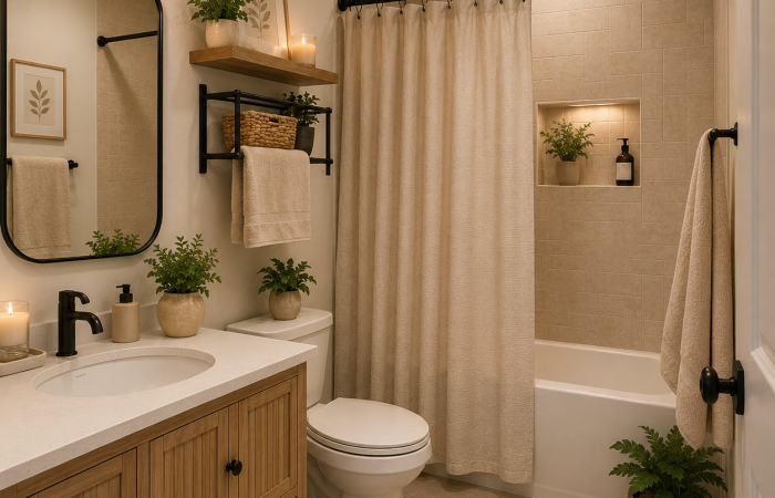 stylish modern bathroom peace arch plumbing heating